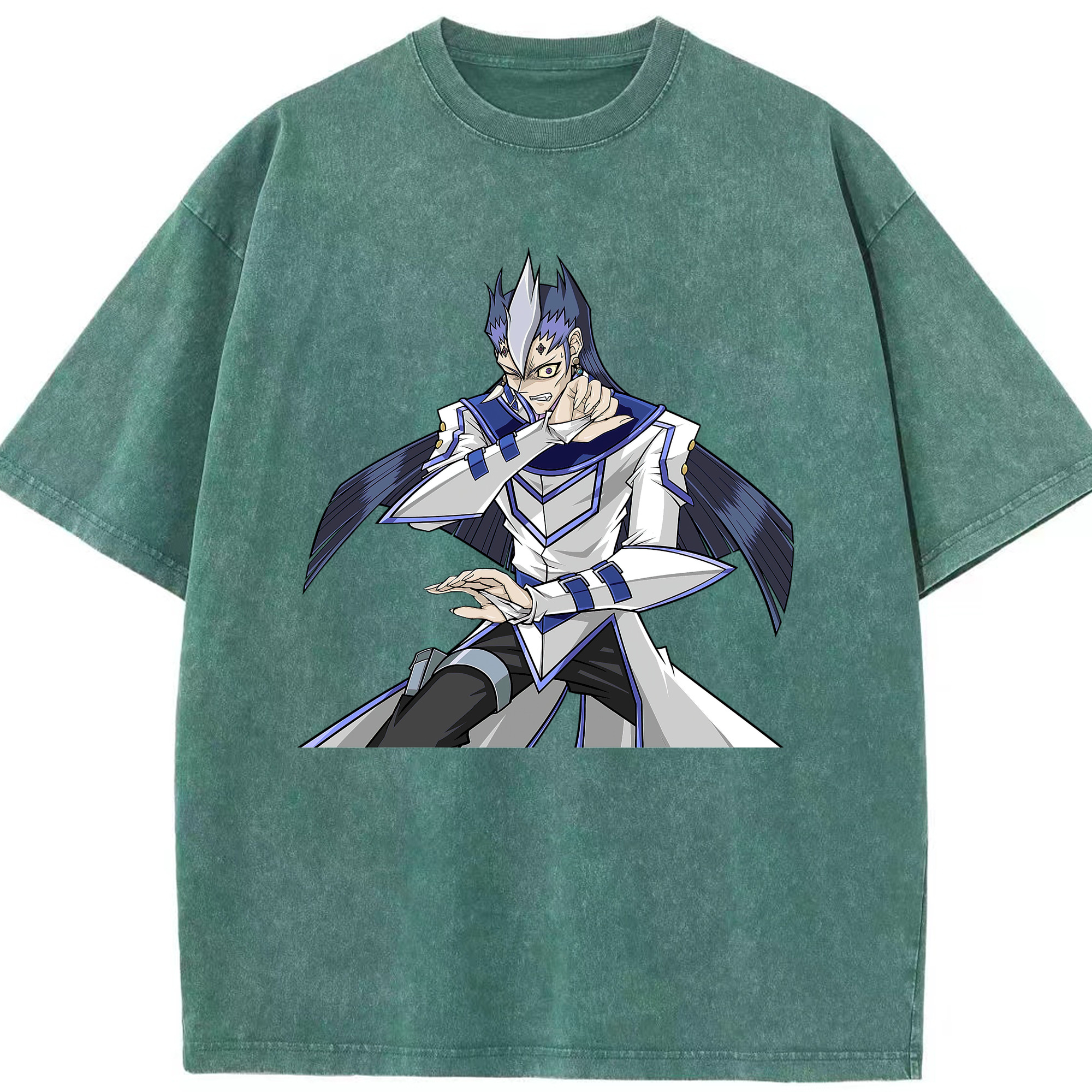 （画像用） 遊☆戯☆王 Yu-Gi-Oh! 綿100% ヴィンテージ風 半袖Tシャツ（フロントプリント）